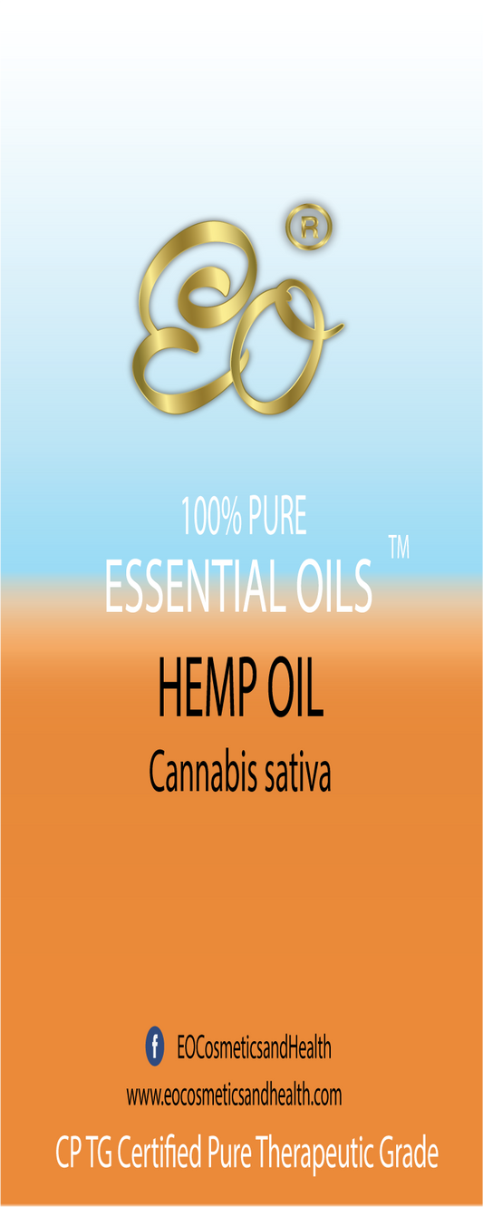 Hemp Oil | Cannabis sativa | 100% ESSENTIAL OIL | Eo Cosmetics and Health