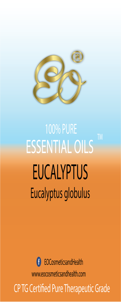 Eucalyptus | Eucalyptus globulus | 100% ESSENTIAL OIL | Eo Cosmetics and Health
