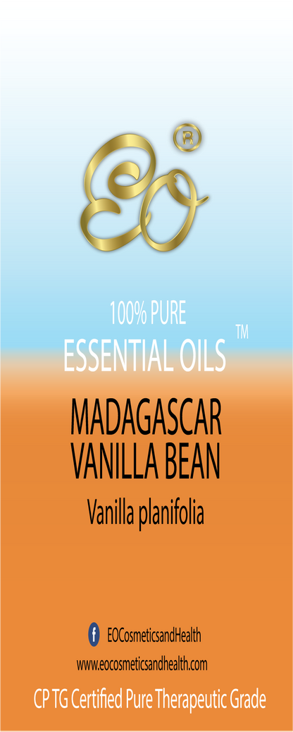 Madagascar Vanilla Bean | Vanilla planifolia 100% ESSENTIAL OIL Eo Cosmetics and health