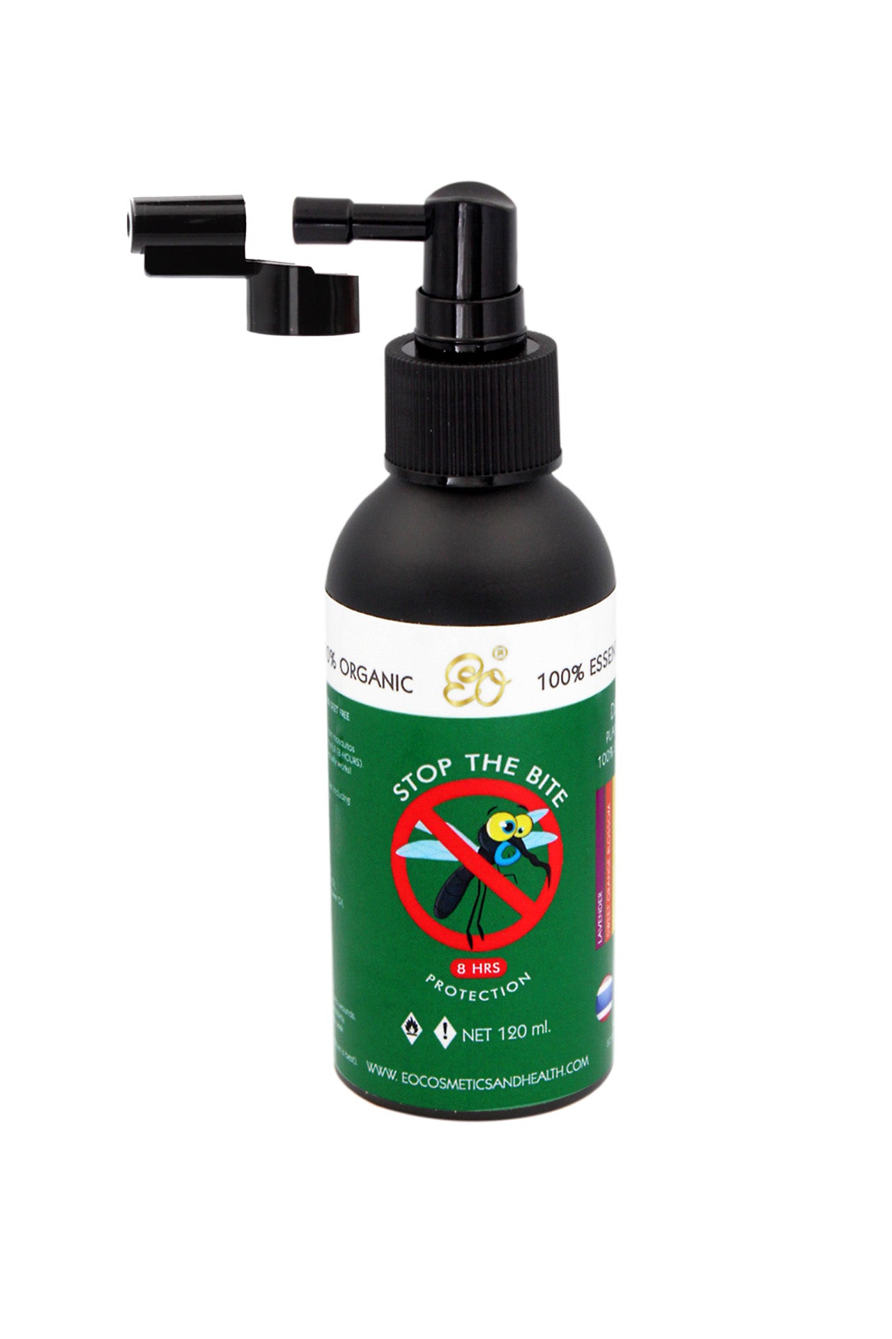 STOP THE BITE MOSQUITO REPELLENT | 100% ESSENTIAL OIL | DEET FREE | EO Cosmetics & Health