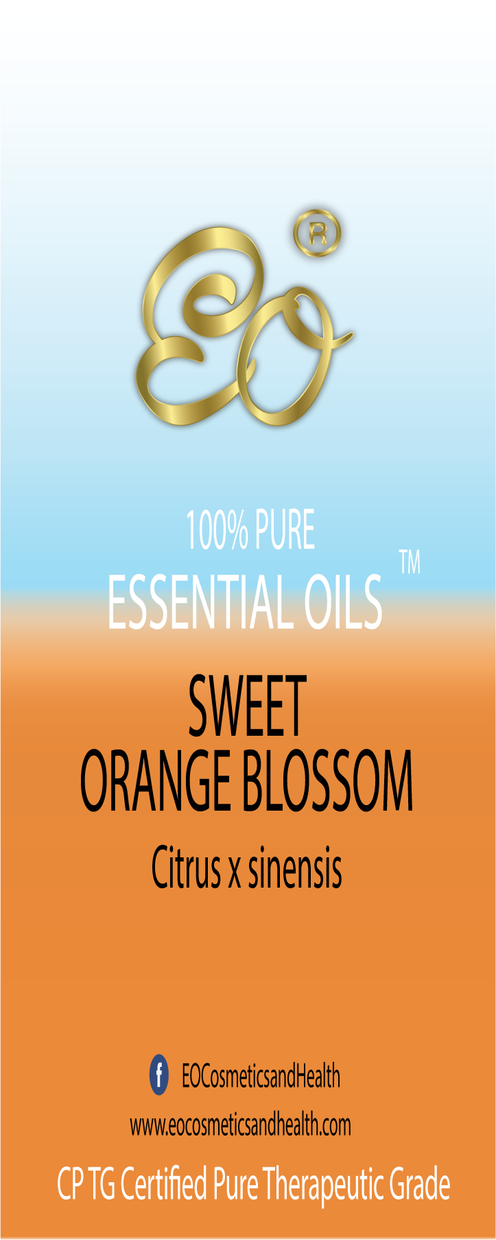 Sweet Orange Blossom | Citrus x sinesis 100% | ESSENTIAL OIL | Eo Cosmetics and Health