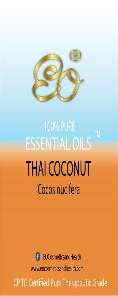 Thai Coconut | Cocos nucifera | 100% ESSENTIAL OIL | Eo Cosmetics and Health