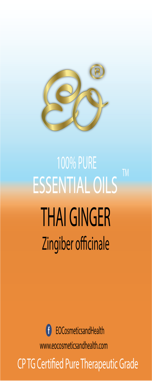 Thai Ginger | Zingiber officinalis | 100% ESSENTIAL OIL | Eo Cosmetics and Health