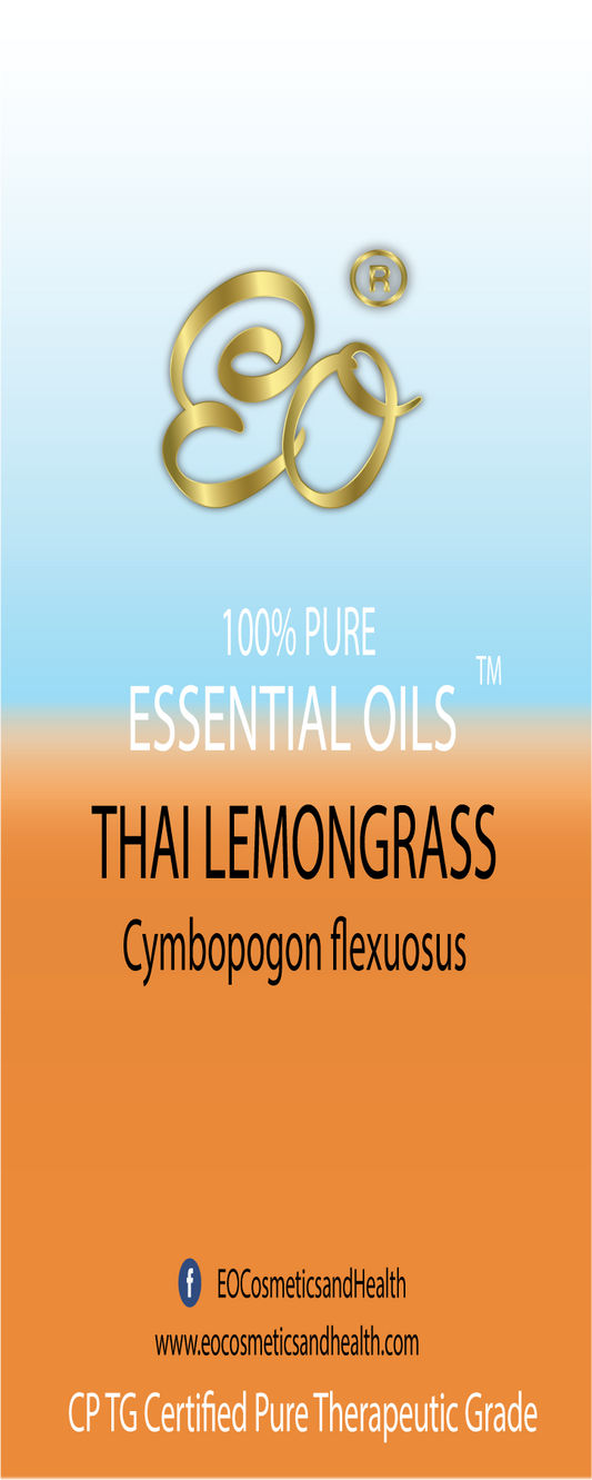 Thai Lemongrass | Cymbopogon flexuosus 100% ESSENTIAL OIL | Eo Cosmetics and Health