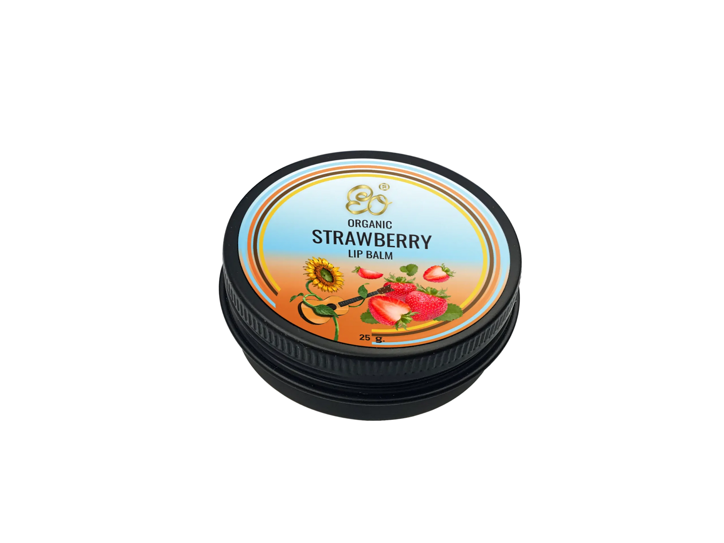 Organic STRAWBERRY Lip Balm