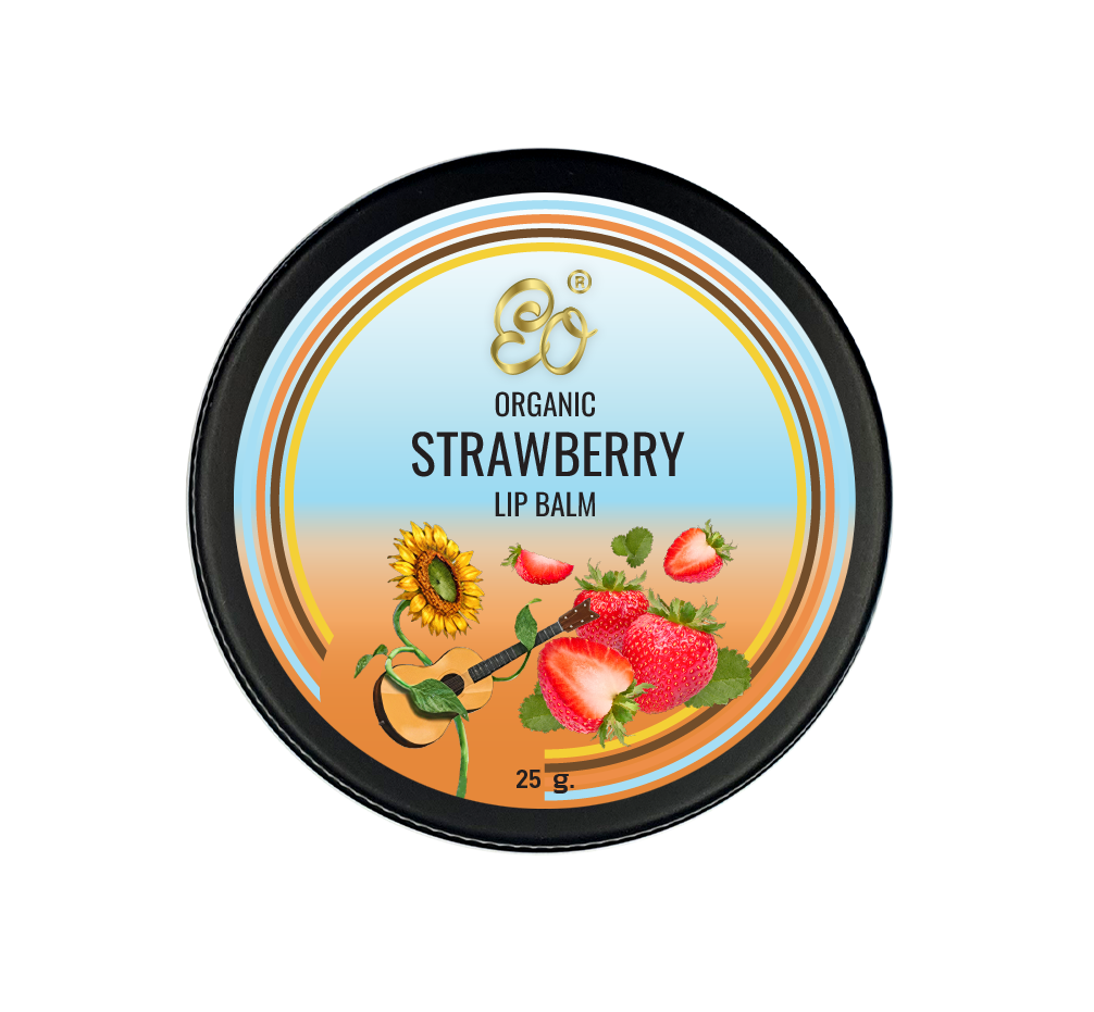 Organic STRAWBERRY Lip Balm