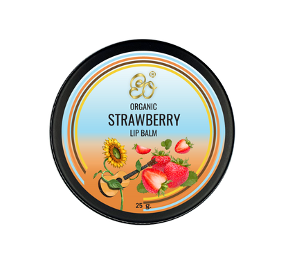 Organic STRAWBERRY Lip Balm