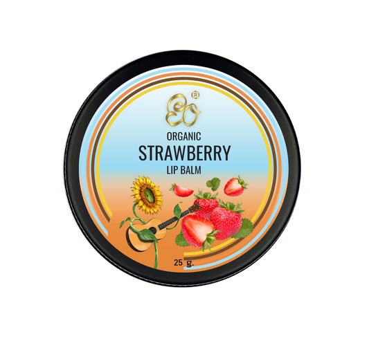 Organic STRAWBERRY Lip Balm